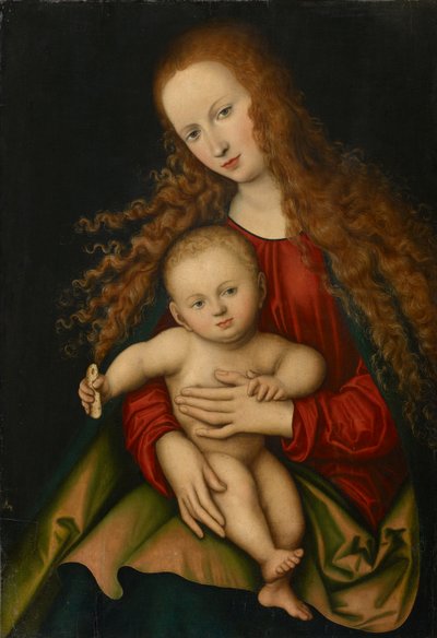 Madonna y Niño de Lucas Cranach the Elder